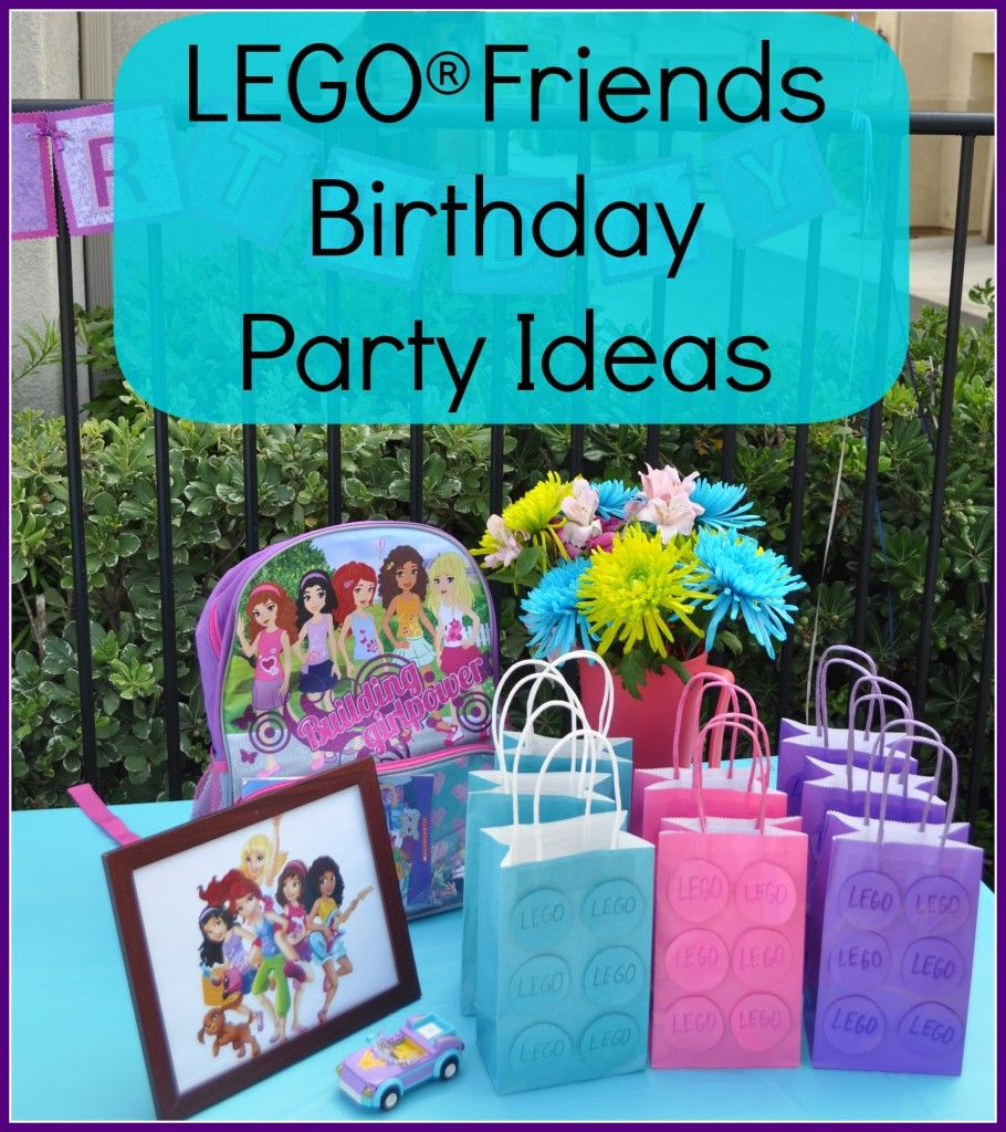 Lego Friends Birthday Party Supplies
 Girls Birthday LEGO Friends theme via MamaMaryShow