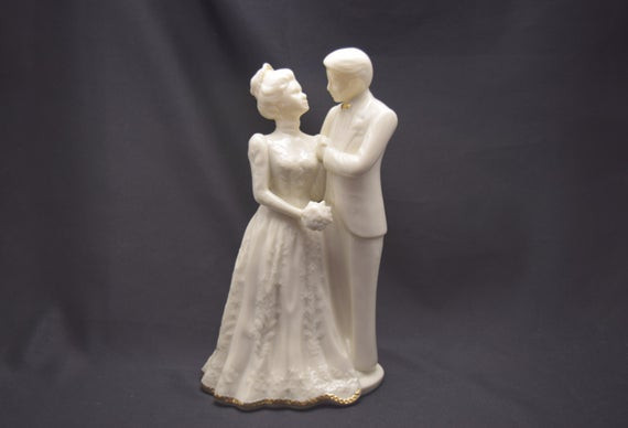 Lenox Wedding Cake Toppers
 Vintage Lenox 8 5 Wedding Cake Topper by