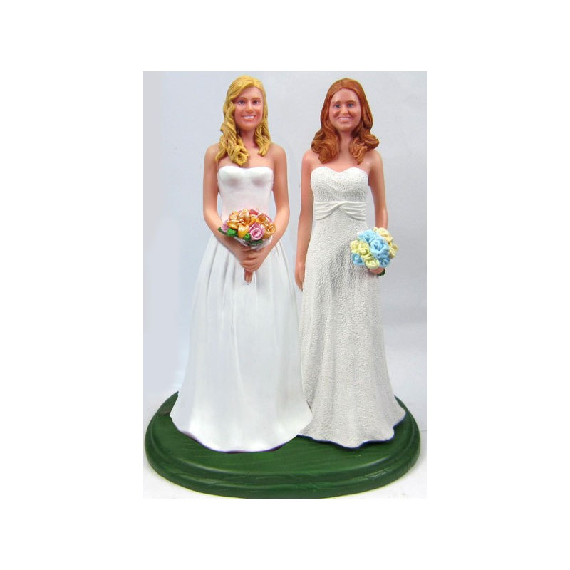 Lesbian Wedding Cake Toppers
 Lesbian Wedding Cake Toppers