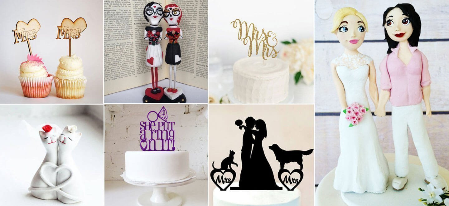 Lesbian Wedding Cake Toppers
 40 Best Lesbian Cake Toppers