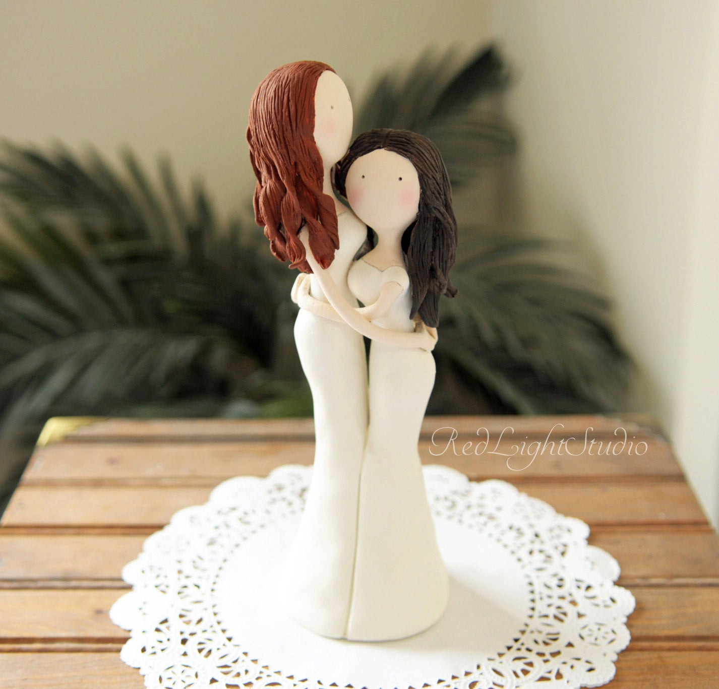 Lesbian Wedding Cake Toppers
 Same Wedding Cake Toppers Couple Sculpture
