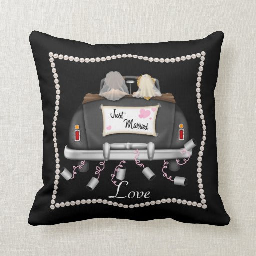 Lesbian Wedding Gift
 LESBIAN WEDDING GIFT Chic Love Pillow