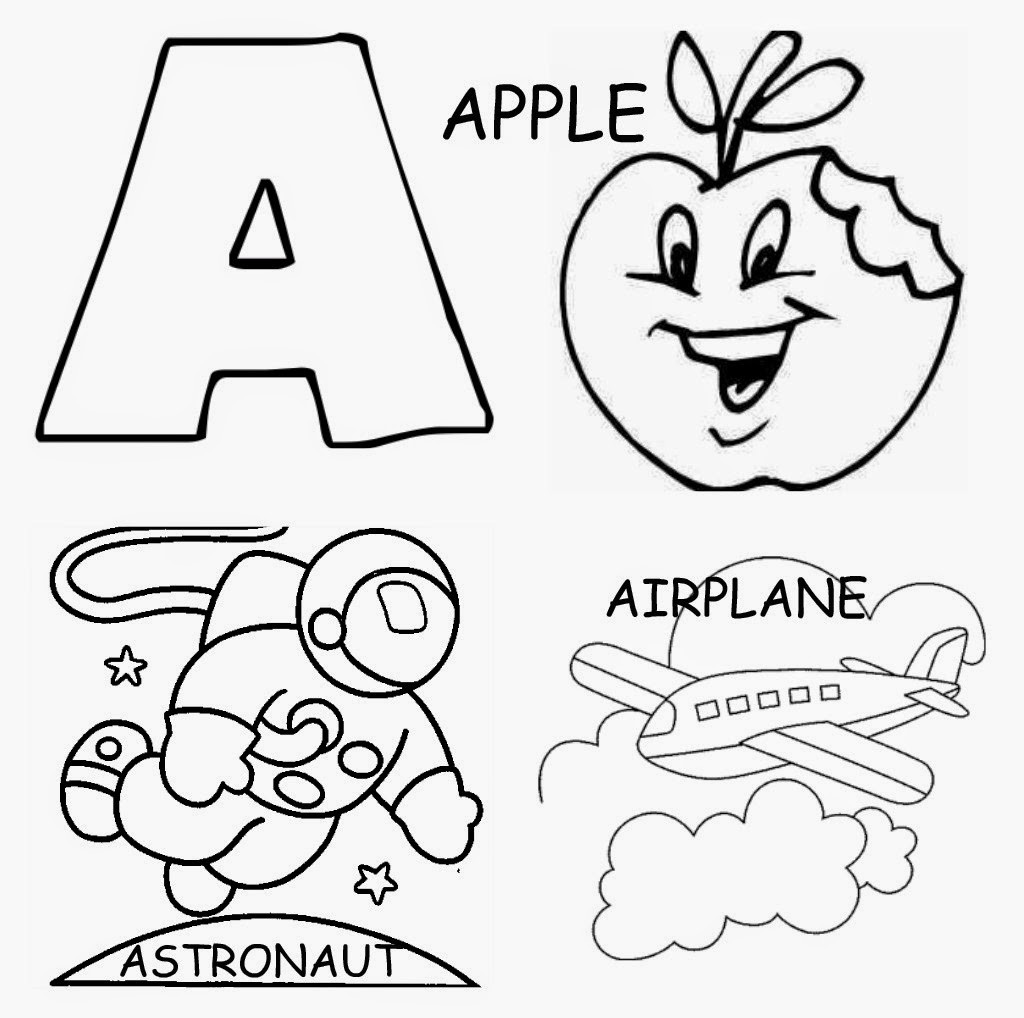 Letter A Coloring Pages For Toddlers
 Letter A Coloring Pages Preschool and Kindergarten