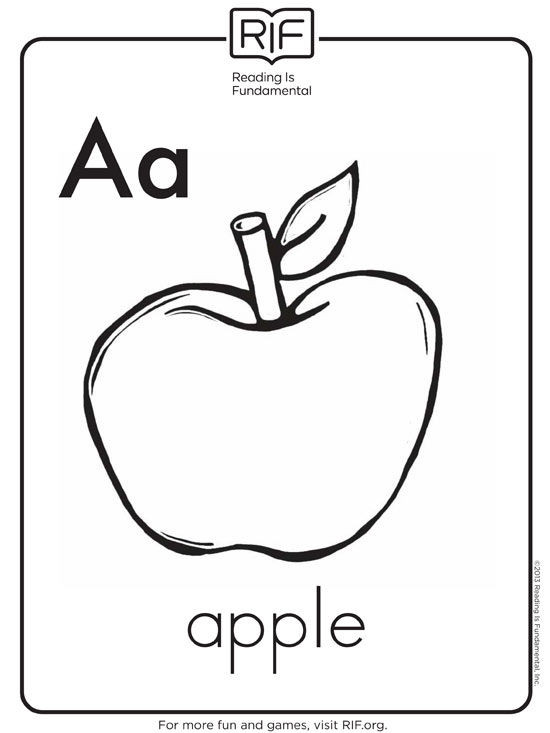 Letter A Coloring Pages For Toddlers
 Free Alphabet Coloring Pages