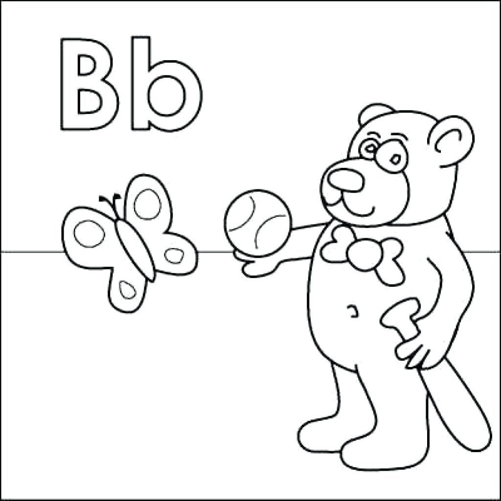 Letter B Coloring Pages For Toddlers
 The Letter B Coloring Pages Free Coloring For Kids 2019