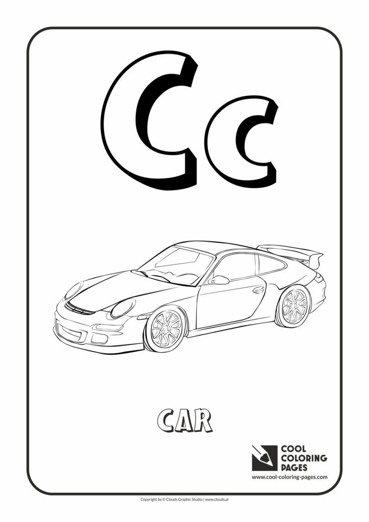 Letter C Coloring Pages For Toddlers
 Cool Coloring Pages Letter C Coloring Alphabet Cool