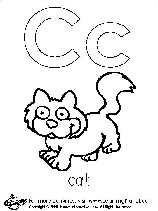 Letter C Coloring Pages For Toddlers
 64 best images about "C" is for Cathy on Pinterest
