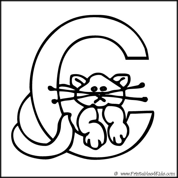 Letter C Coloring Pages For Toddlers
 Resume Format Letter C For Kids