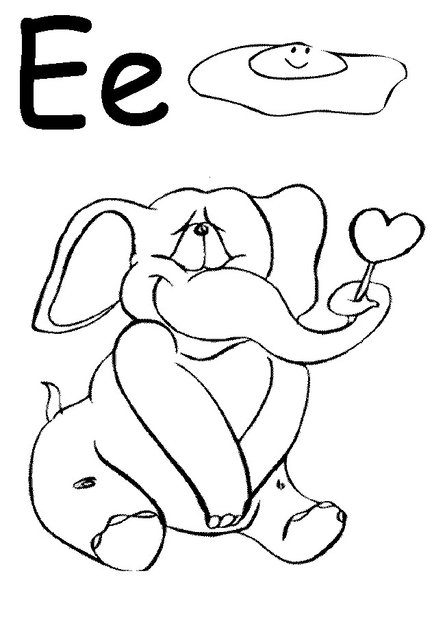 Letter E Coloring Pages For Toddlers
 Preschool Letter Coloring Pages Coloring Home
