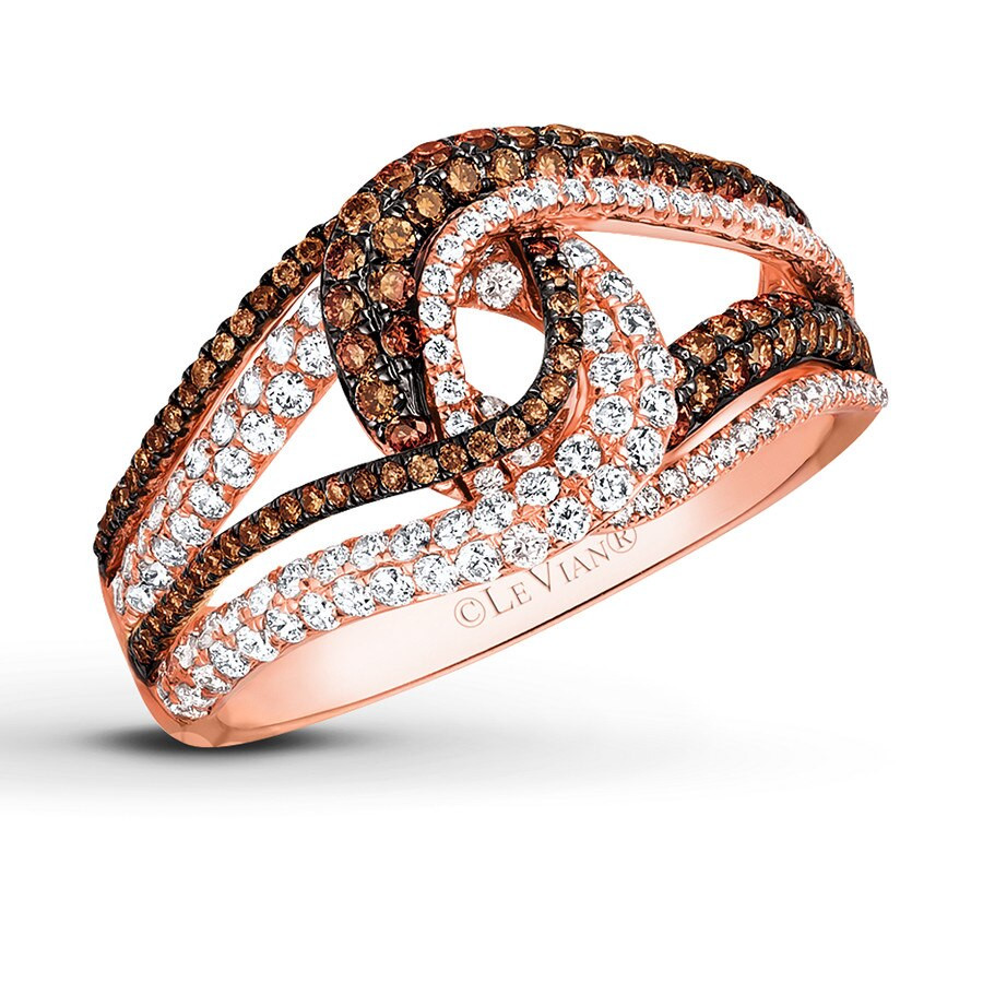 Levian Chocolate Diamond Rings
 Jared LeVian Chocolate Diamonds 7 8 ct tw Ring 14K