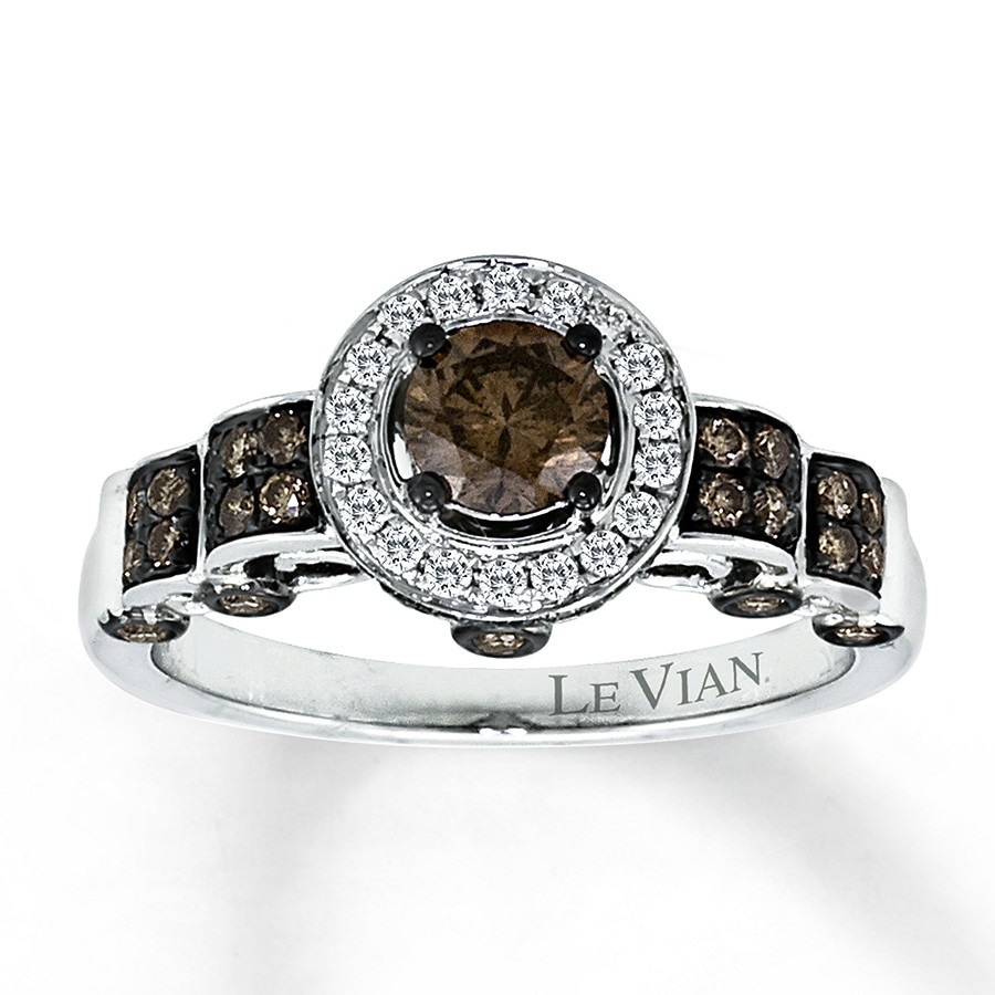 Levian Chocolate Diamond Rings
 Jared Le Vian Chocolate Diamonds 1 1 5 ct tw Ring 14K