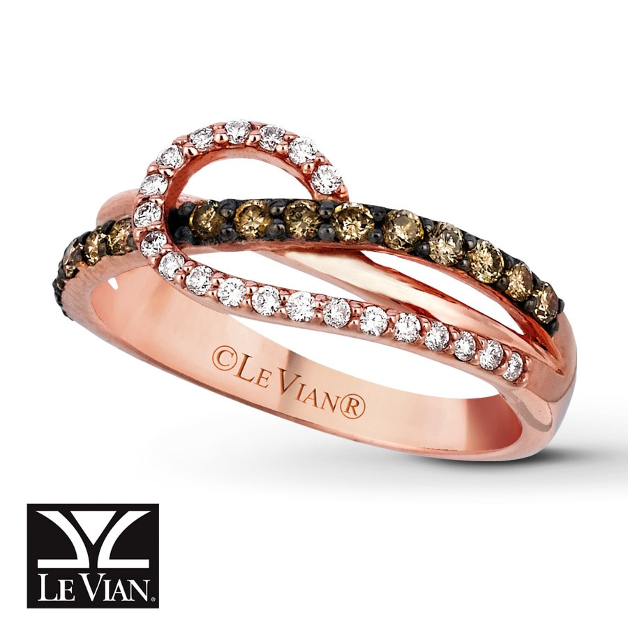 Levian Chocolate Diamond Rings
 LeVian Chocolate Diamonds 1 2 ct tw Ring 14K Strawberry