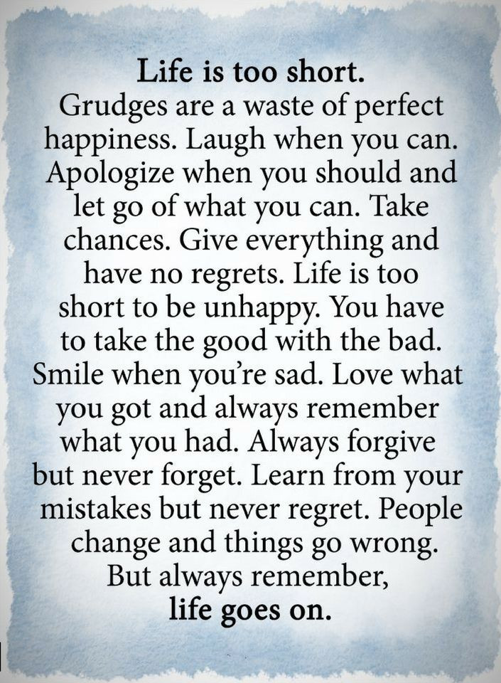 Life Is So Short Quotes
 Quotes Life is too short grudges are a waste of perfect