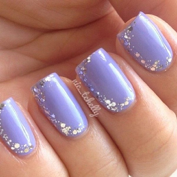 Light Blue Glitter Nails
 35 Amazing Glitter Nail Designs for 2020 Pretty Designs