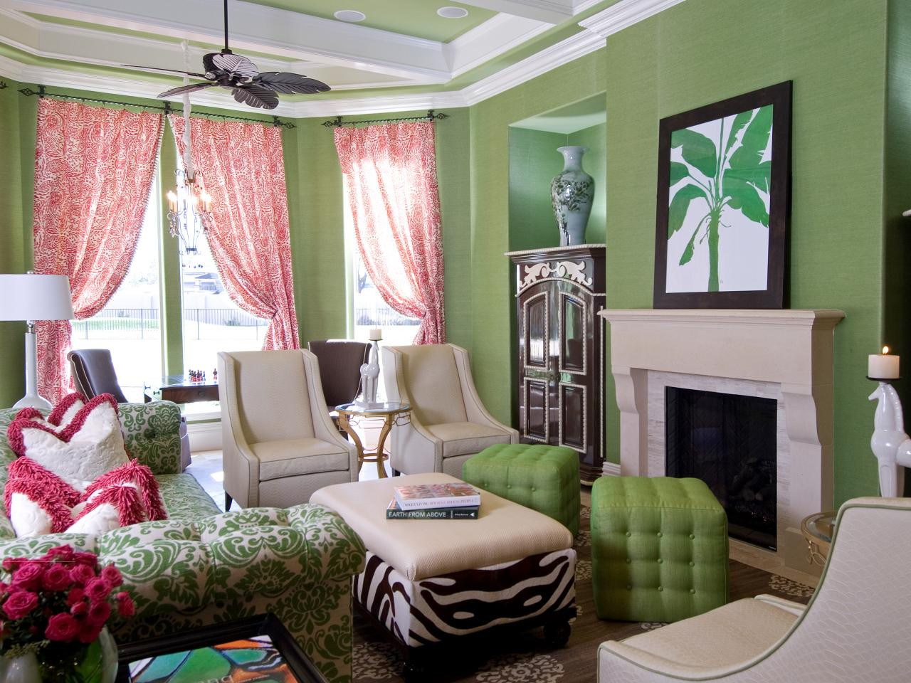 Light Green Living Room
 Lime Green Living Room Design With Fresh Colors