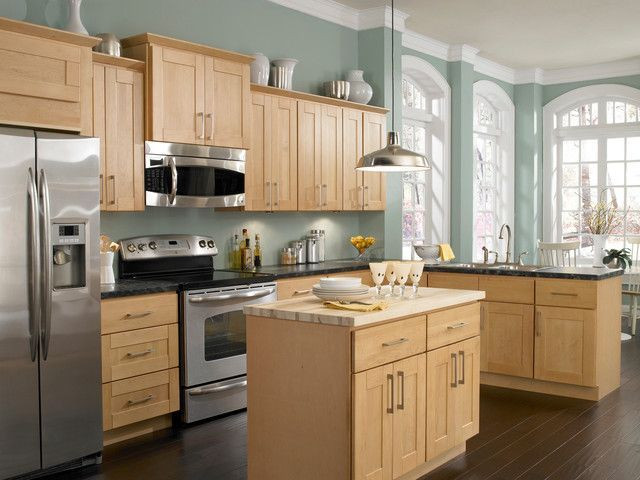 Light Kitchen Colors
 Kitchen Colors With Oak Cabinets