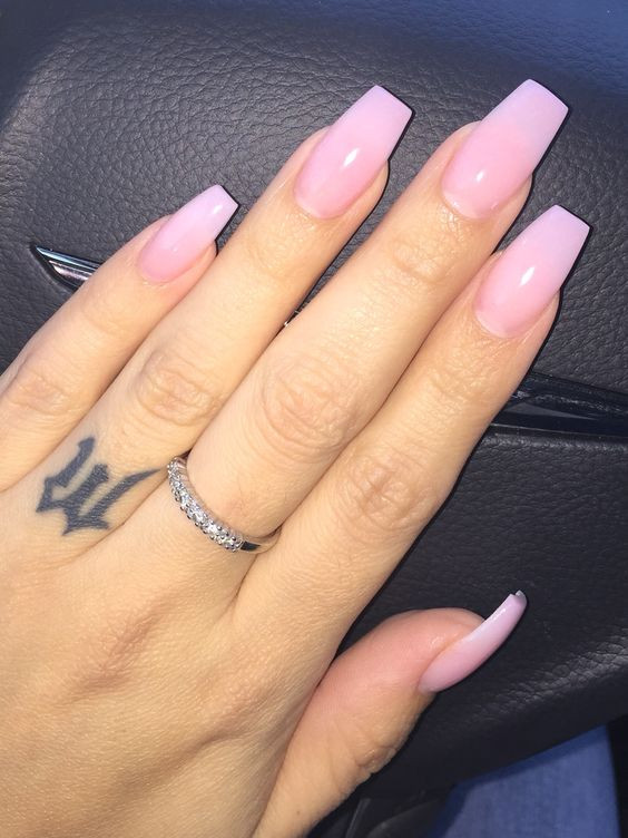 Light Pink Acrylic Nail Designs
 Top 45 Amazing Light Pink Acrylic Nails