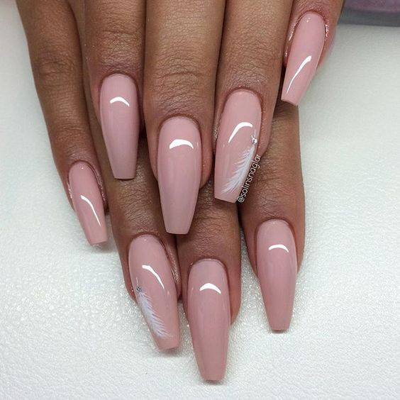 Light Pink Acrylic Nail Designs
 Top 45 Amazing Light Pink Acrylic Nails