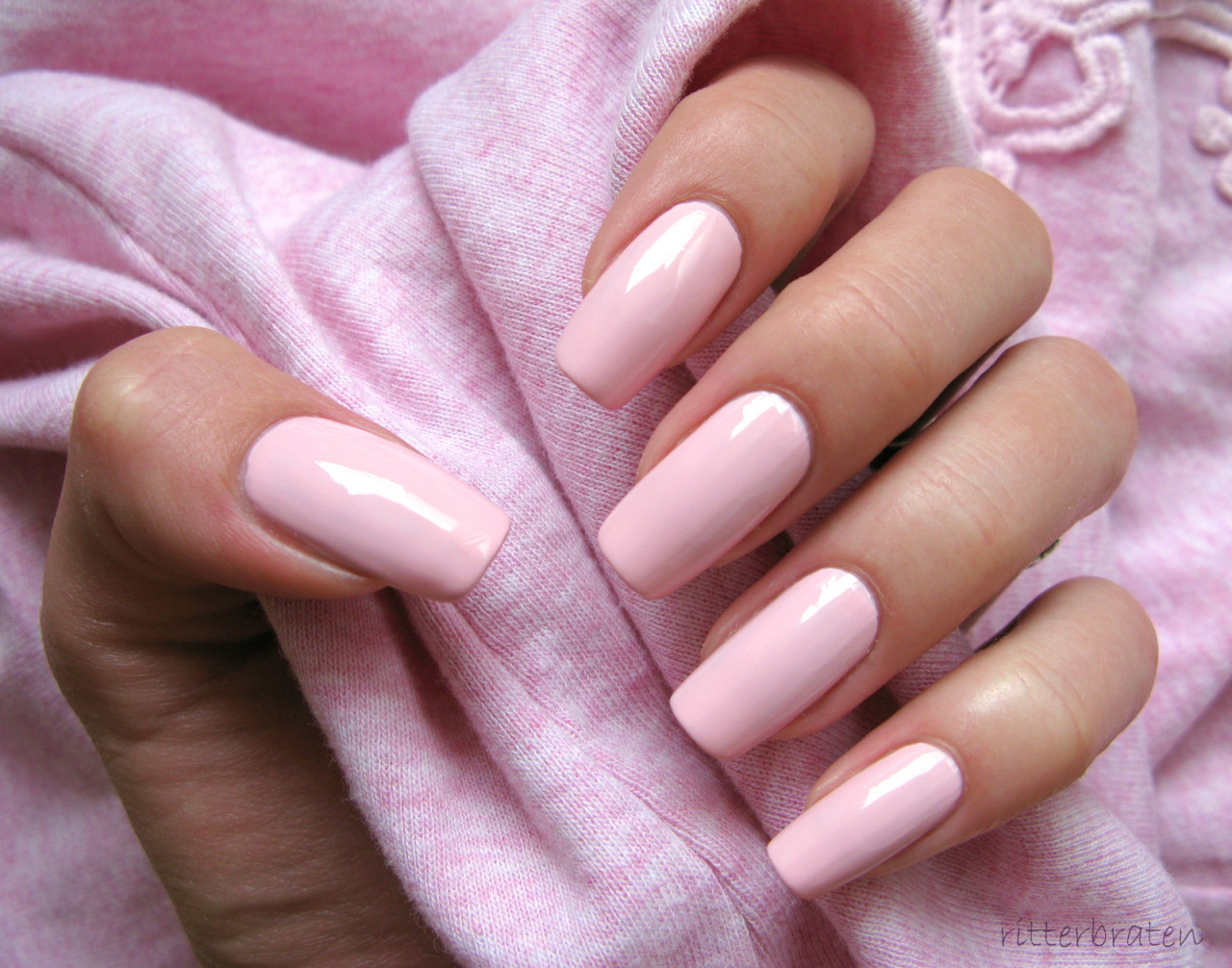 Light Pink Acrylic Nail Designs
 Top 45 Amazing Light Pink Acrylic Nails