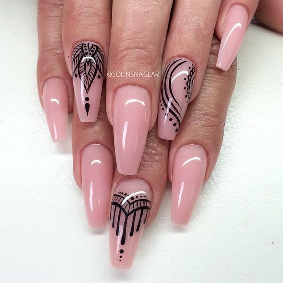 Light Pink Acrylic Nail Designs
 Top 45 Amazing Light Pink Acrylic Nails