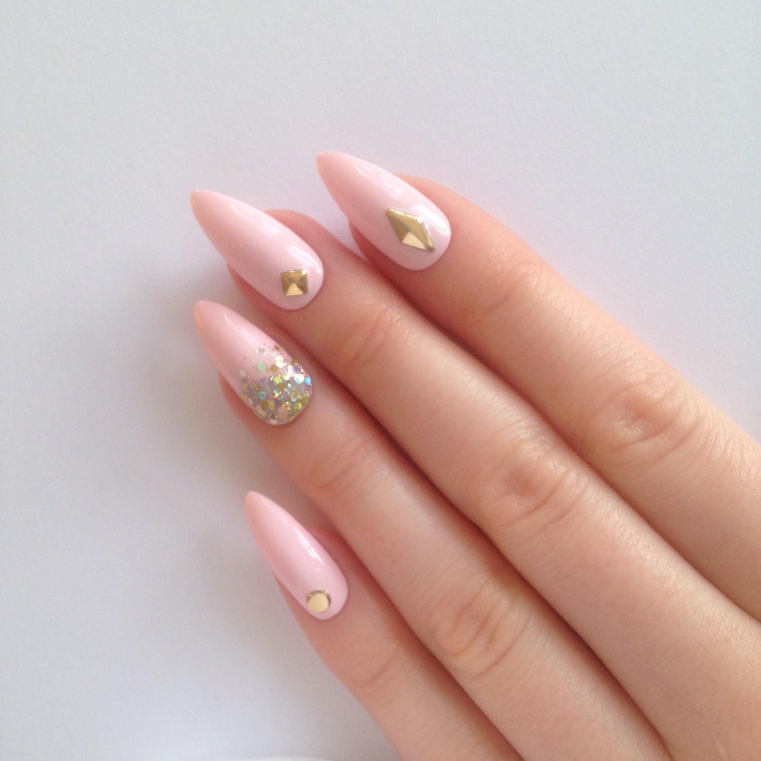 Light Pink Nail Designs
 Top 45 Amazing Light Pink Acrylic Nails