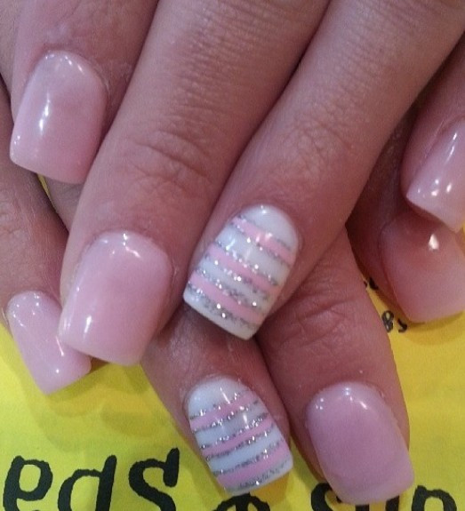 Light Pink Nail Designs
 15 Pink Nail Arts You Must Have Pretty Designs