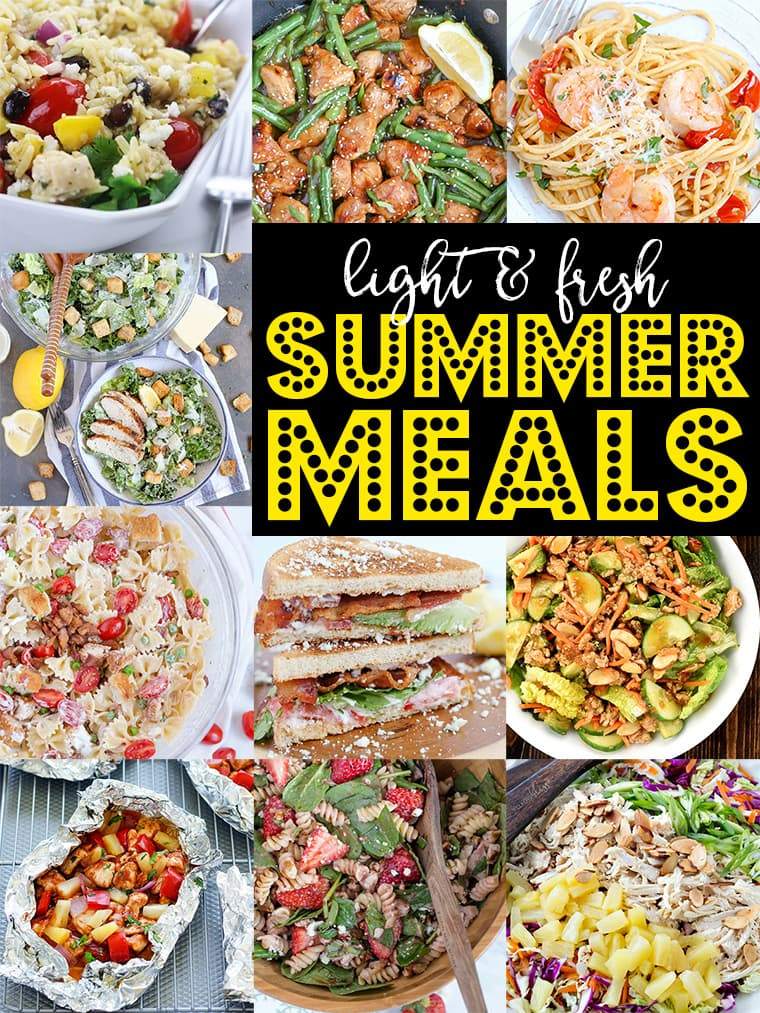 Light Summer Dinners
 27 Light and Fresh Summer Meals Perfect for Al Fresco Dining