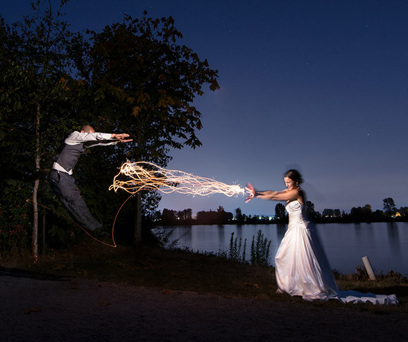 Lighting Sparklers At A Wedding
 Avoiding Wedding Sparkler Disaster