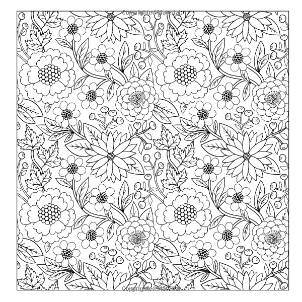 Lilt Kids Coloring Books
 Lilt Kids Coloring Books Beautiful Floral Designs and
