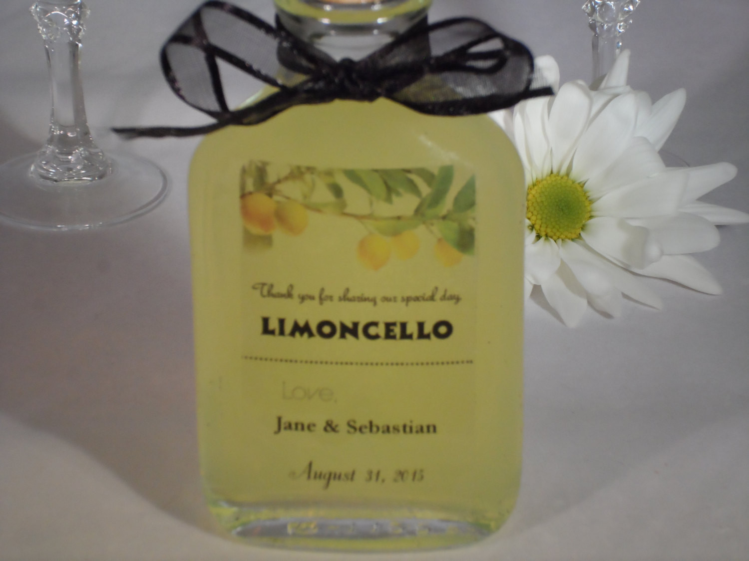 Limoncello Wedding Favors
 Custom Limoncello Labels & Bottles Great for Wedding Favors