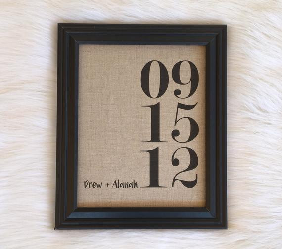 Linen Anniversary Gift Ideas
 Linen Anniversary Gift Fabric Print Cotton Burlap