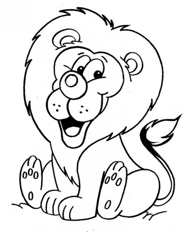 Lion Coloring Pages For Toddlers
 Get This Lion Coloring Pages for Kids