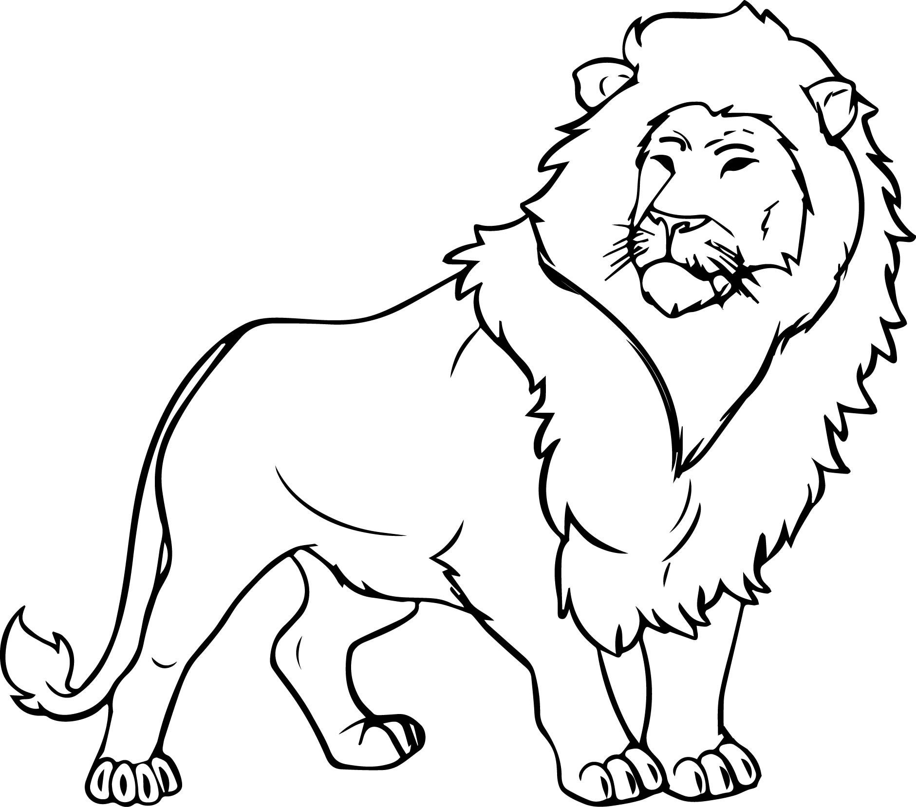 Lion Coloring Pages For Toddlers
 Lion Coloring Pages