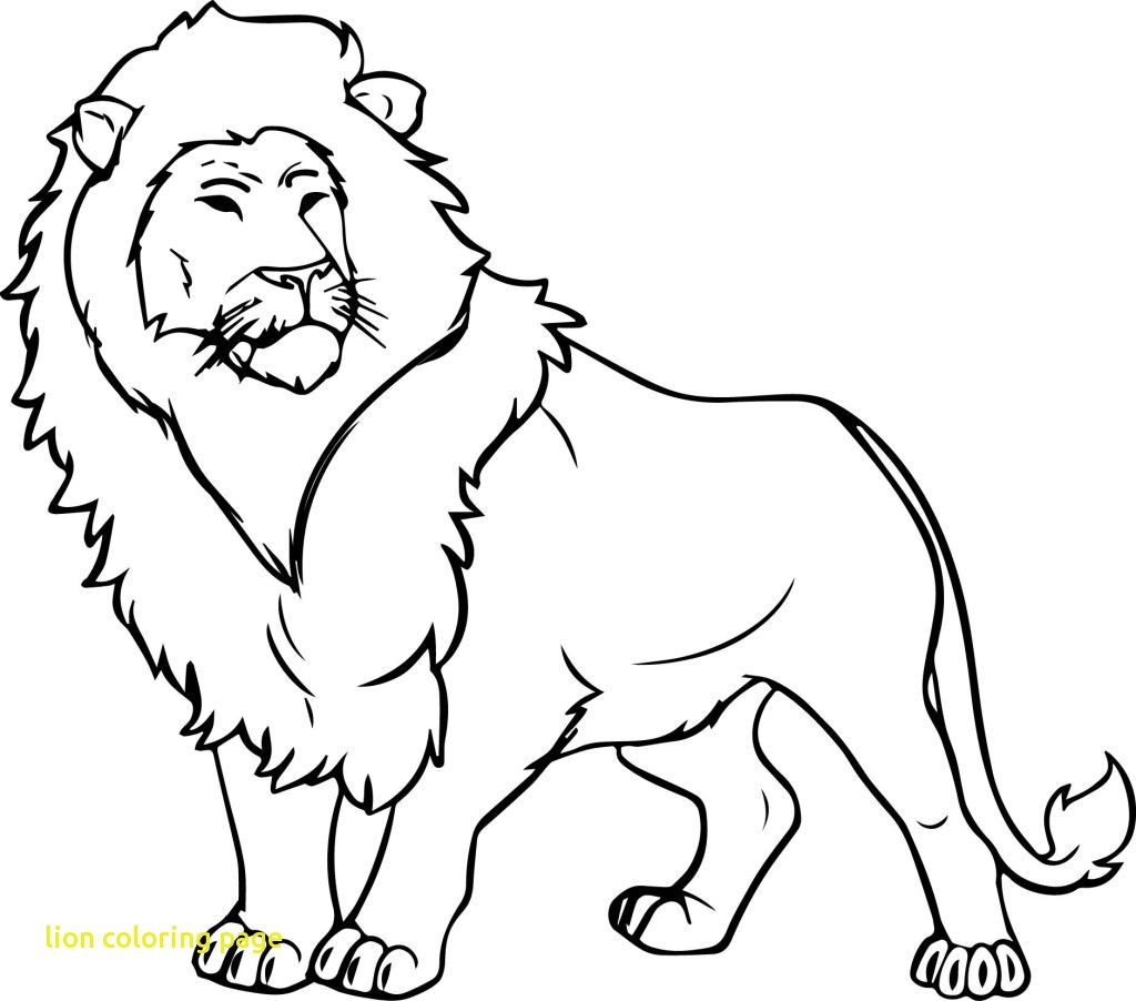 Lion Coloring Pages For Toddlers
 Lion Drawing For Kids at GetDrawings