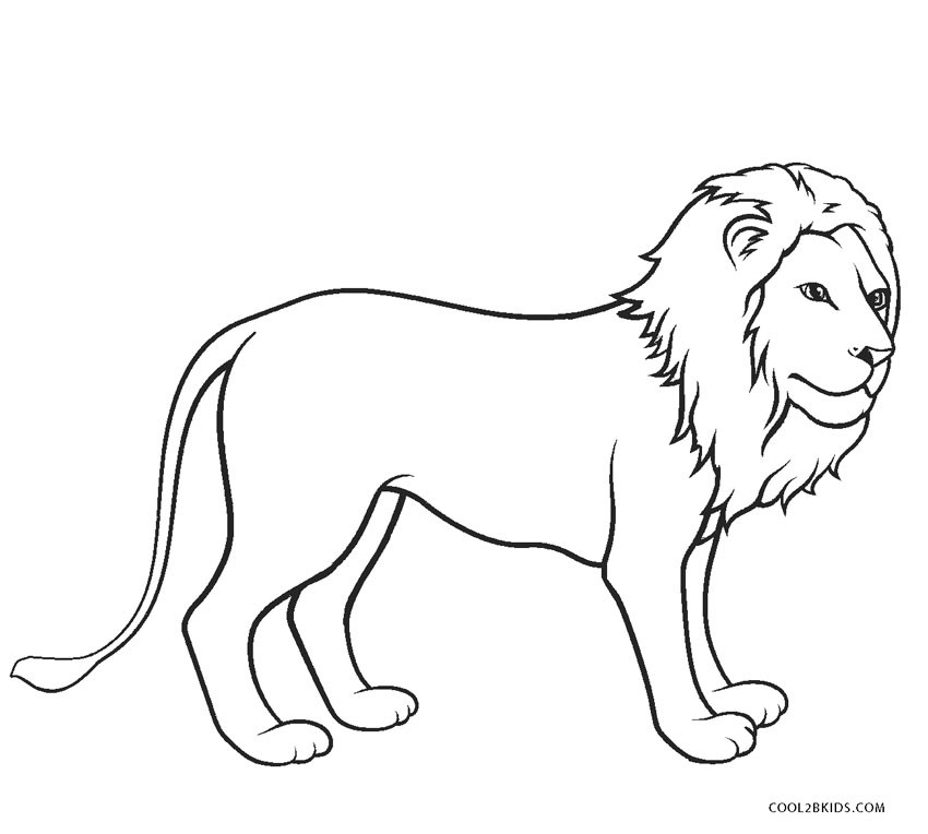 Lion Coloring Pages For Toddlers
 Free Printable Lion Coloring Pages For Kids