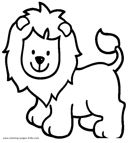 Lion Coloring Pages For Toddlers
 lion color page tiger color page plate coloring sheet