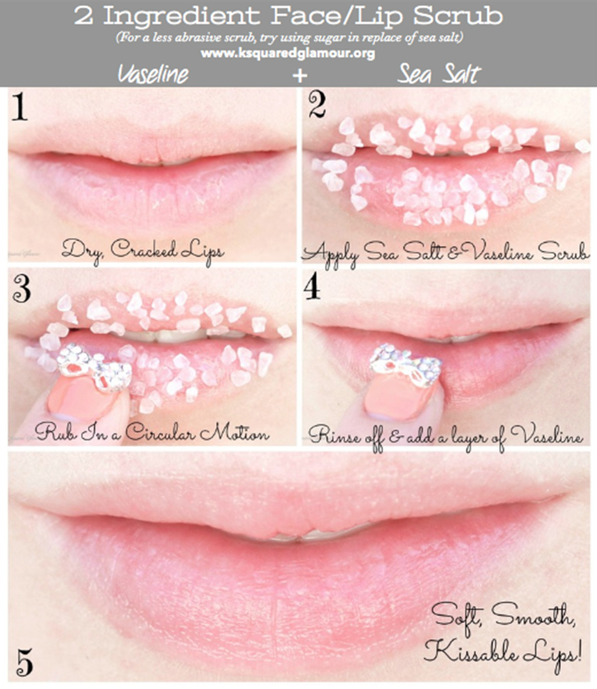 Lip Mask DIY
 7 Beauty Tips and DIY Healing Recipes using Vaseline Jelly
