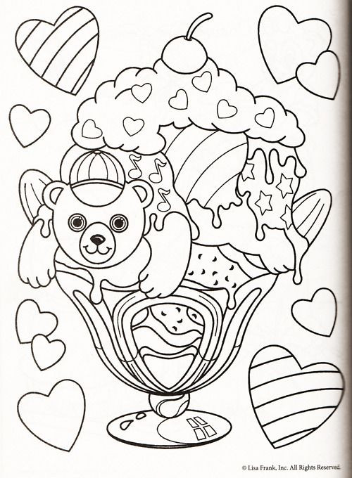 Lisa Frank Adult Coloring Books
 Lisa Frank Coloring Page