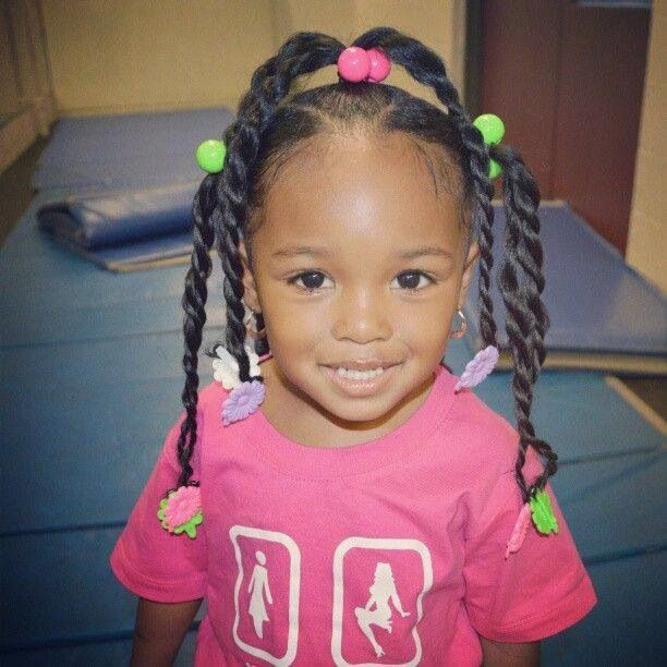 Little Black Kids Hairstyles
 1000 images about little girls braids for natural hair on