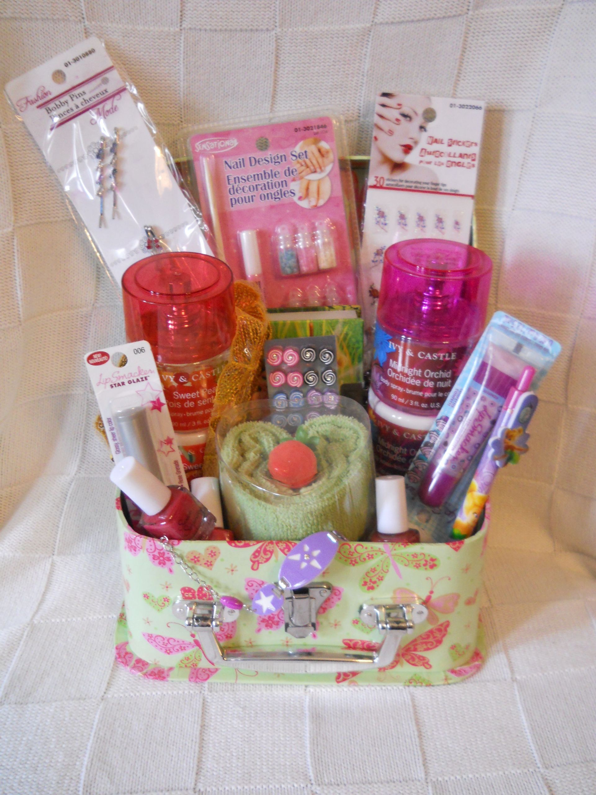 Little Girl Birthday Gift Ideas
 Little Girls Spa Diva Gift Basket by Tanya s Costom Gifts