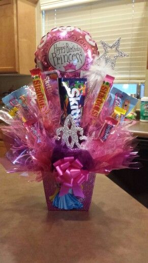 Little Girl Birthday Gift Ideas
 Princess birthday candy bouquet for little girl