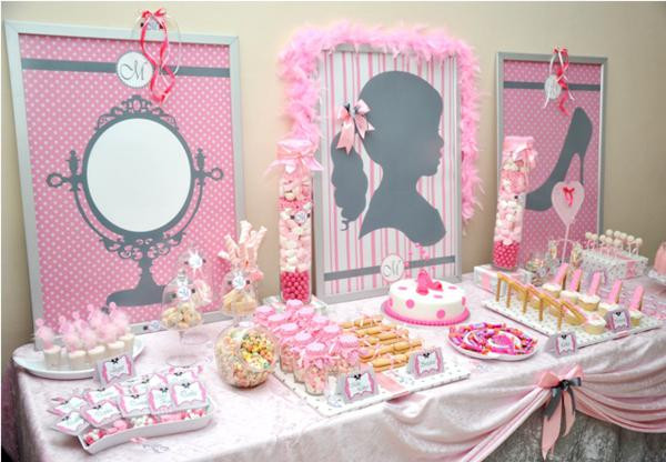 Little Girl Birthday Party Ideas
 Kara s Party Ideas Model Inspired 4th Birthday All Things