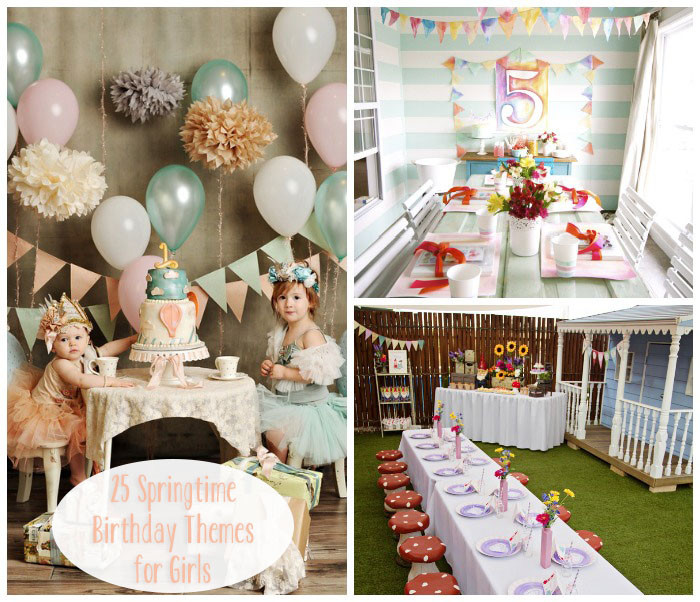 Little Girl Birthday Party Ideas
 Little Lovables Lovely Springtime Birthday Party Themes