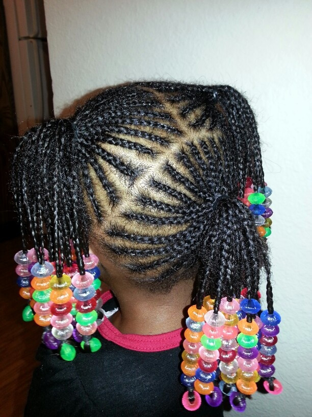 Little Girl Braids And Beads Hairstyles
 1000 images about Braids Beads and Bows for Little Girls