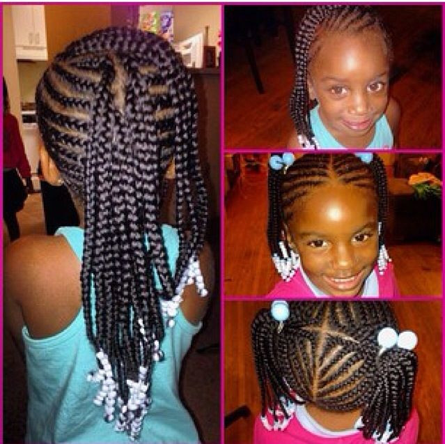 Little Girl Braids And Beads Hairstyles
 Braids & beads