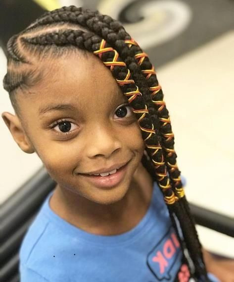 Little Girl Hairstyles Black Braids
 Little Black Girl Braiding Hairstyle Cute Braided Hairstyles for Little Girls in 2019