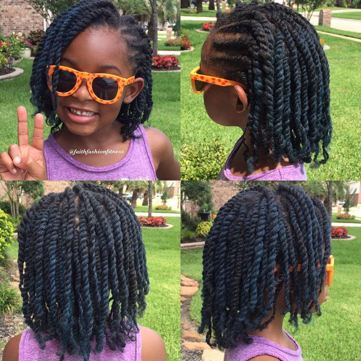 Little Girl Two Strand Twist Hairstyles
 104 best little Girl hairstyles images on Pinterest