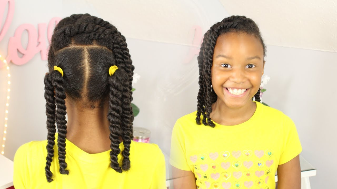 Little Girl Two Strand Twist Hairstyles
 30 Minute Style