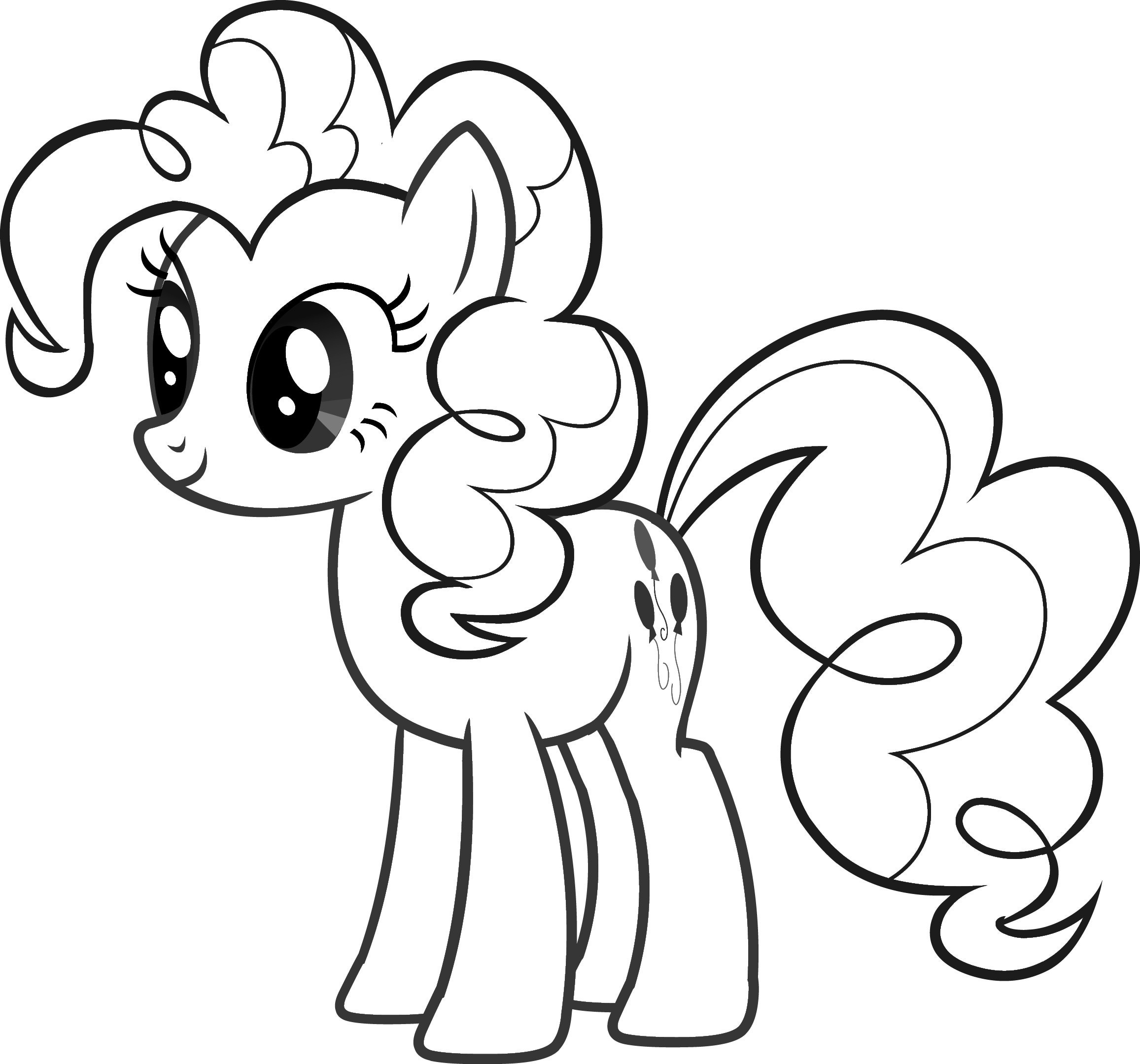 Little Girls Coloring Pages
 My little pony coloring pages