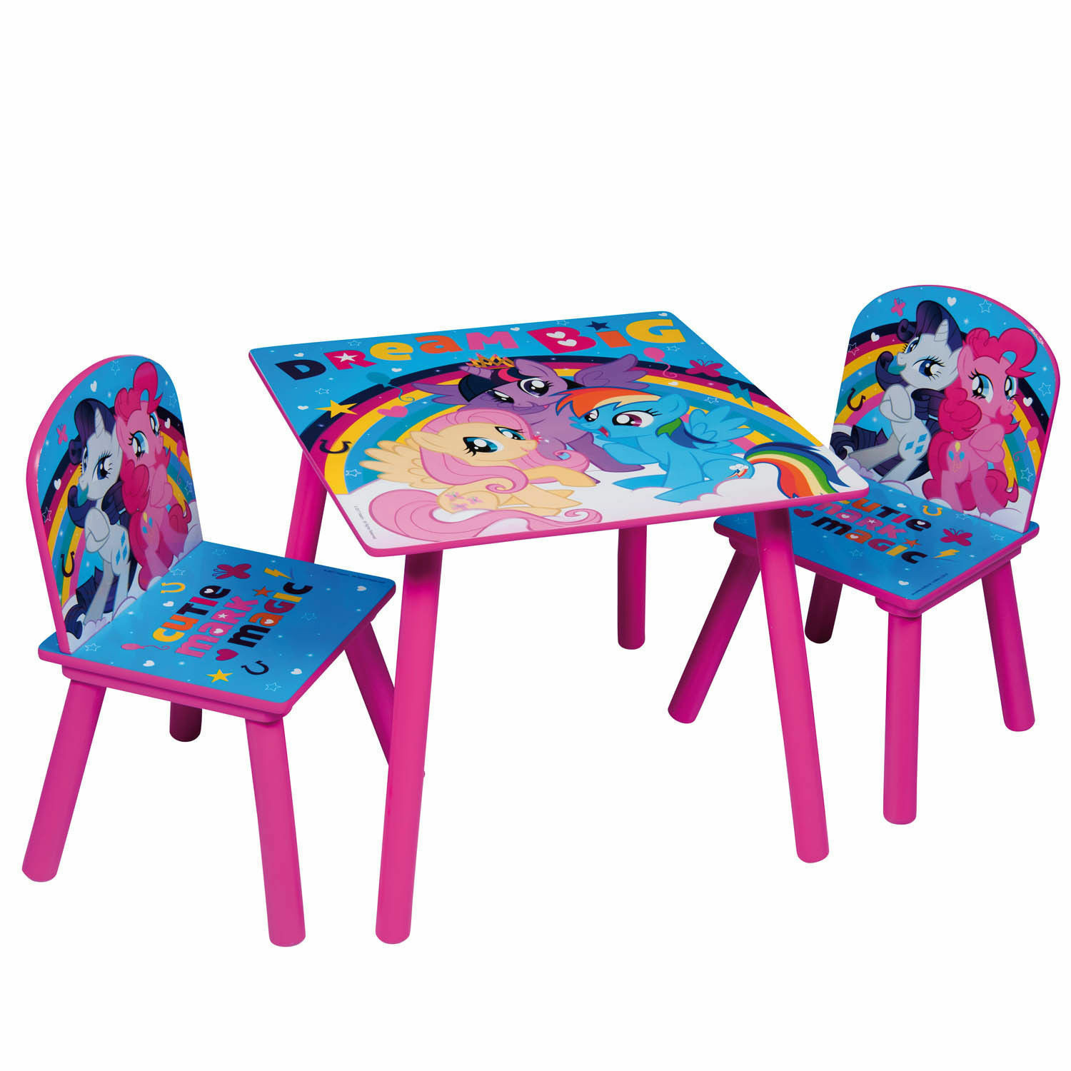 Little Kids Table And Chairs
 My Little Pony Childrens Wooden Table and Chair Set Kids
